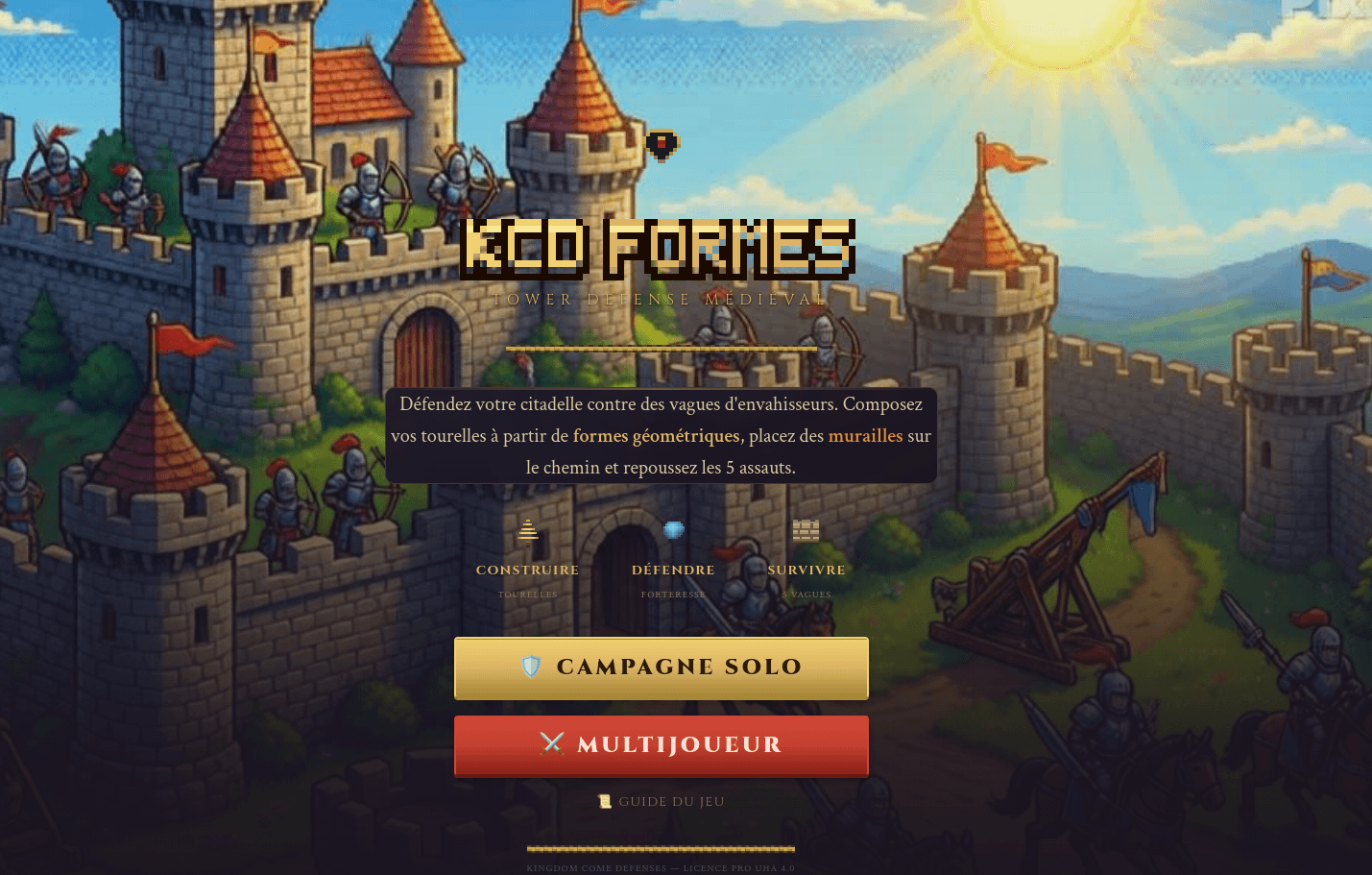 Aperçu du projet KCD Formes